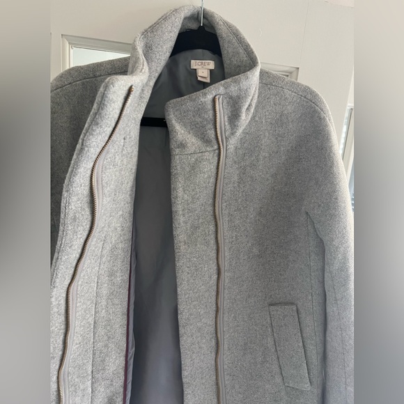 J. Crew Gray Pea Coat - Picture 3 of 3